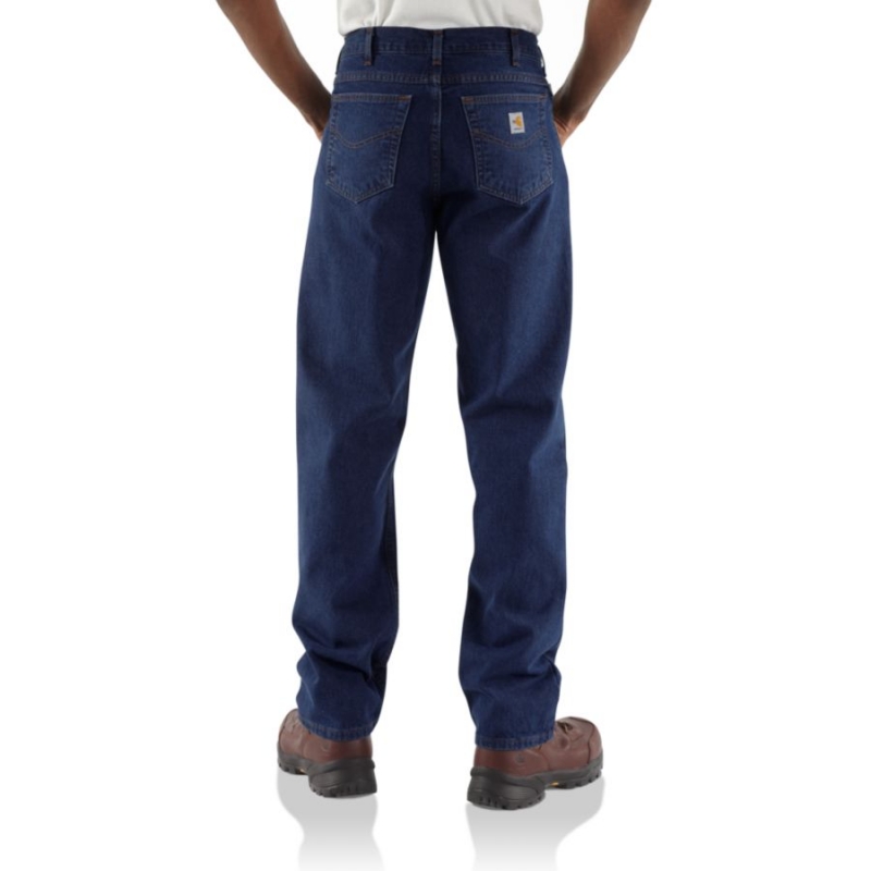 *SALE* LIMITED SIZES & QUANTITIES LEFT!! Carhartt FR Relaxed Fit Straight Leg Signature Denim Jean